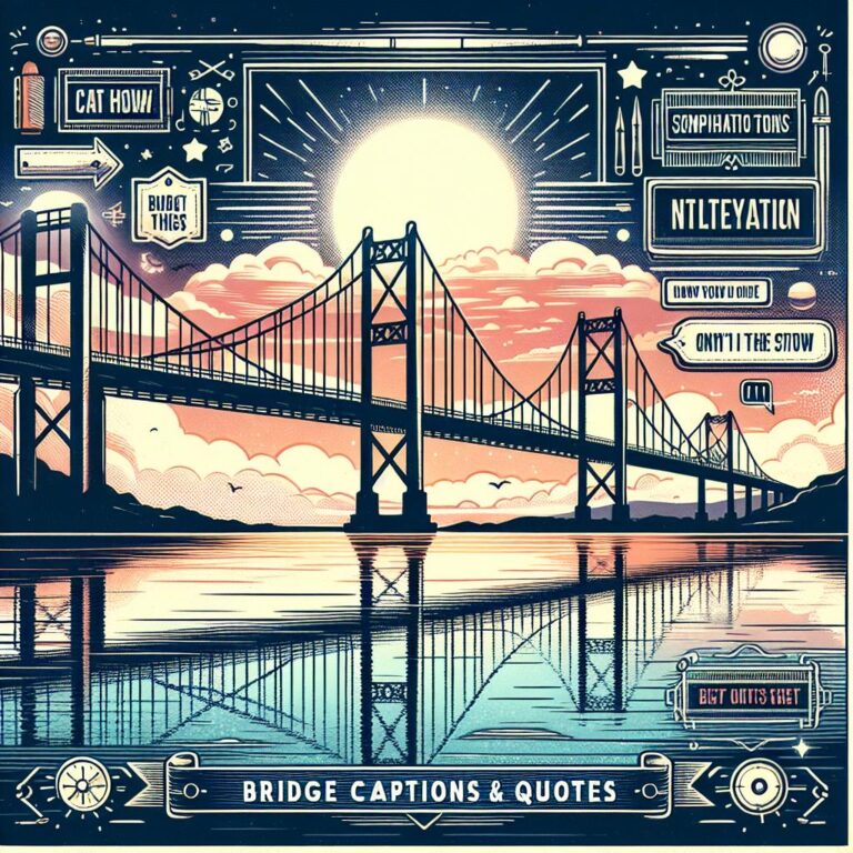 bridge captions quotes for instagram