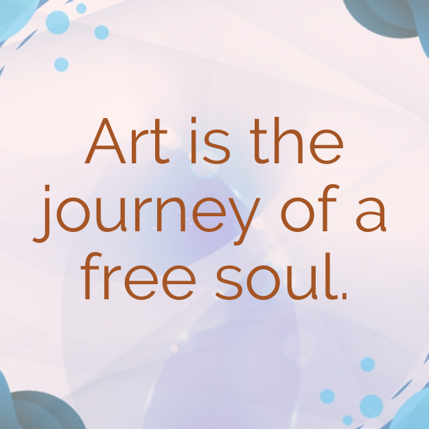 182+ Top Artistic Captions For Instagram Art is the journey of a free soul.