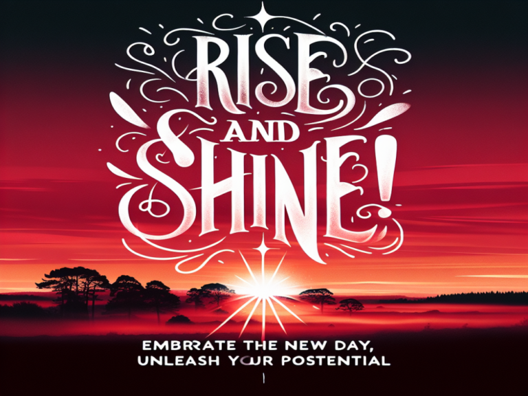 Motivational Morning Sayings Captions For Instagram